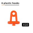 thumbnail image 2 of 10pcs Wall-Mounted Hardware Tool Hanging board Hole plate hook Part, 2 of 9