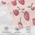 thumbnail image 5 of Yayeee 100% Cotton Hand Towels for Bathroom 16" x 28" Soft Absorbent Kitchen Towel, Cherries Pattern, 5 of 7
