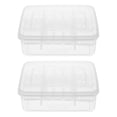 thumbnail image 1 of 2pcs 16 Compartments Eggs Incubation Tray Reptile Hatchery Breeding Box, 1 of 9