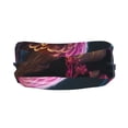 thumbnail image 2 of Lsque Glowing Leaf Bird Pattern Sweatbands Sports Headband for Men & Women - Moisture Wicking Athletic Cotton Terry Cloth Sweatband for Tennis, Basketball, Running, 2 of 9