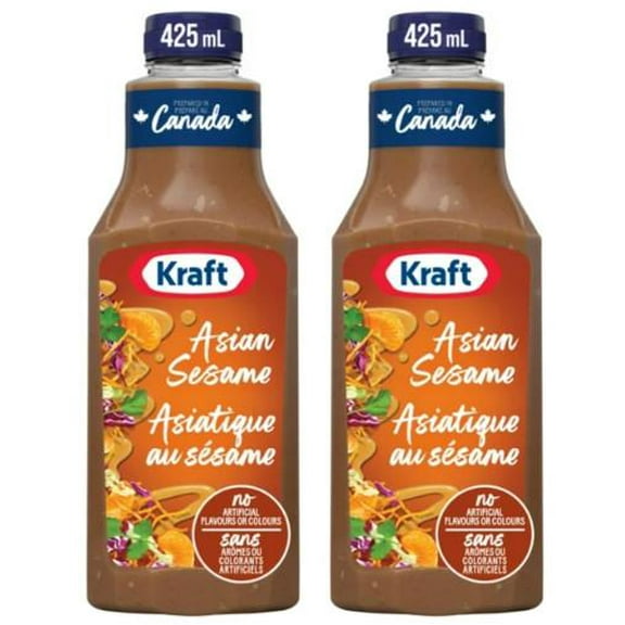 Kraft Asian Sesame Salad Dressing, 425ml (2 Pack)