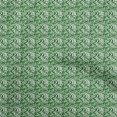 thumbnail image 1 of oneOone Polyester Spandex Green Fabric Writing Font Sewing Material Print Fabric By The Yard 56 Inch Wide, 1 of 5