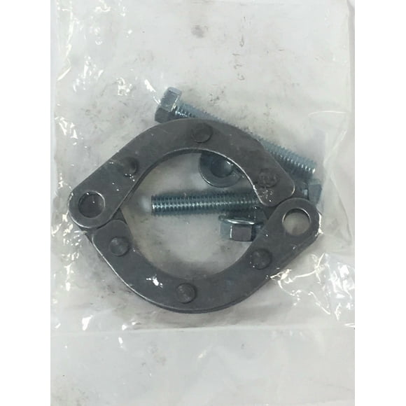 Nickson Exhaust Pipe Flange 29169-1 1-3/4 Inch To 2 Inch Inside Diameter; Split 2 Bolt; Steel; Single
