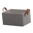 thumbnail image 4 of Large Foldable Storage Box Clothing Basket Space Saving Closet Organizer with, 4 of 9