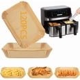 thumbnail image 3 of Doublures pour Friteuse à Air Chaud, 120 Pcs Doublures Jetables en Papier Parchemin pour Friteuse à Air pour Ninja, oGoDeal Doublure en Papier Jetable pour Friteuse à Air de 10 Pouces, 3 of 8