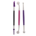 thumbnail image 2 of Abbracc 4X 3pcs Fondant Graver for Cupcake Decorate Cake Modeling Pastry DIY Kit, 2 of 9
