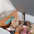 thumbnail image 3 of KidKraft Mid-Century kid™ Gray Wooden Toy Box with Safety Lid, Ages 3+ Years, 3 of 7