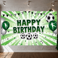 thumbnail image 2 of Decorative Design Banner Balloon Decoration Soccer Theme Gift Boxes Celebration Banner for Birthday Party Kids Event Indoor Decoration, 2 of 9