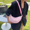 thumbnail image 3 of Bolso de bola de masa para mujer Bolso bandolera pequeño Bolso de hombro con correa ajustable (Rosa), 3 of 7