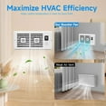 thumbnail image 3 of Register Booster Fan 4x10Inch Smart Heating Cooling Vent Fan Remote Control Thermostat Control for  Home US Plug, 3 of 6