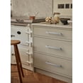 thumbnail image 3 of Goo-Ki 7.6''(192 mm) Hole Centers Luxurious & Sturdy Zinc Alloy Cabinet Handls,Polished Chrome Cabinet Pulls for Kitchen,Drawer,Cupboard & Wardrobe,6 Pack, 3 of 7