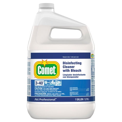 Disinfecting Cleaner With Bleach, 1 Gal Bottle | Bundle of 5 Each