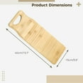 thumbnail image 5 of Natural Bamboo Washboard for Laundry, Bamboo Hand Washing Board, Thickened Anti-slip Scrubbing Washboard for Small Washing Jobs, Hanging Design Washboard Practical Household Tool, 5 of 7