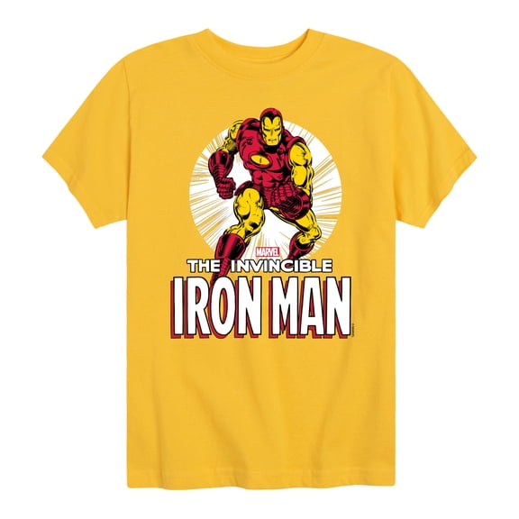 Marvel Iron Man - The Invincible Iron Man -Toddler And Youth Short Sleeve Graphic T-Shirt