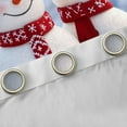 thumbnail image 4 of Castle Fairy Kawaii Snowman Curtains Pack of 2 (42x84 Each) for Teenagers,Happy New Year Curtains Blackout,Merry Christmas Bedroom Curtains,Luxury Bedroom Decor, 4 of 6