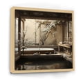 thumbnail image 2 of Designart "Japon Art Bathroom Ceremony IV" Bath & Laundry Floater Framed Canvas Print, 2 of 7