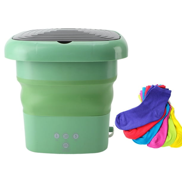 Lavadora Portátil Lavadora Multifuncional de 9 Litros de Capacidad, Adecuada Para Apartamentos, Dormitorios, Vieges en Vehículos Recretros, Conveniente