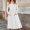White1, variant on Women's Long Sleeve Button Down Midi A-Line Flared Dress – Casual Elegant Dress with Pockets S-5XL