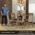 thumbnail image 4 of Juego de Comedor Mesa y 6 Sillas Madesa Beverly MCB, 4 of 10