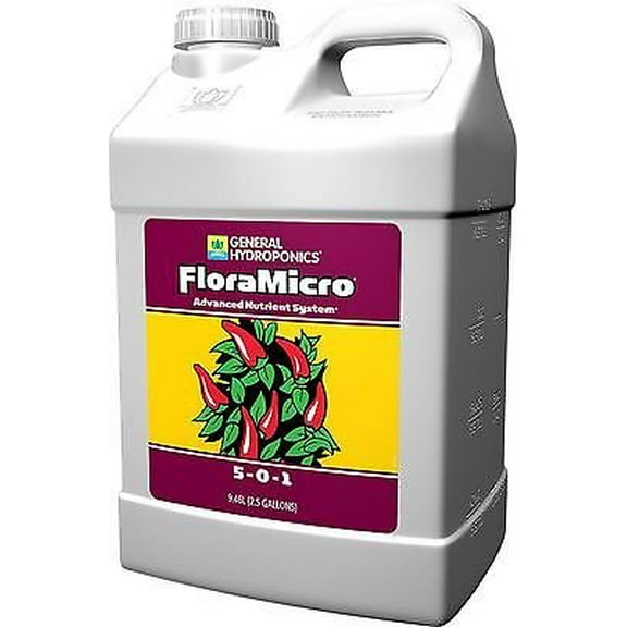 General Hydroponics FloraMicro, 2.5 Gallon