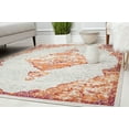 thumbnail image 4 of Harper HY50E Scarlet Sage Transitional Vintage Ivory Area Rug, 2'6"x8', 4 of 5
