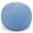 Blue, variant on Gymax Pure Cotton Pouf Floor Ottoman Hand Knitted Footrest Cable Style Home Blue