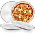 thumbnail image 2 of Pizza Tray Set Of 4, Stainless Steel Round Pizza Shape Pizza Baking Tray For Baking In The Oven, 26 Cm, Healthy Durable, Easy To Clean Dishwasher, 2 of 4