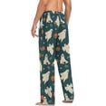 thumbnail image 6 of HPINK-T Mens Sleep Pajama Pants Set Bottoms Cute Scary Halloween Ghost Fleece Lounge Sleepwear PJs S, 6 of 7