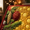 thumbnail image 5 of Miwamany Christmas Decorations Indoor Outdoor, Quilted Christmas Door Curtain with Santa Claus, Holiday Door Banner for Front Door Home Party, 5 of 7