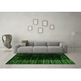thumbnail image 3 of Ahgly Company Indoor Square Abstract Green Modern Area Rugs, 7' Square, 3 of 4