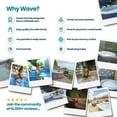 thumbnail image 5 of Wave PACIFIC, Inflatable Hot Tub & Spa, all Integrated, energy efficient, 6 Person, Square: GREY, 5 of 5