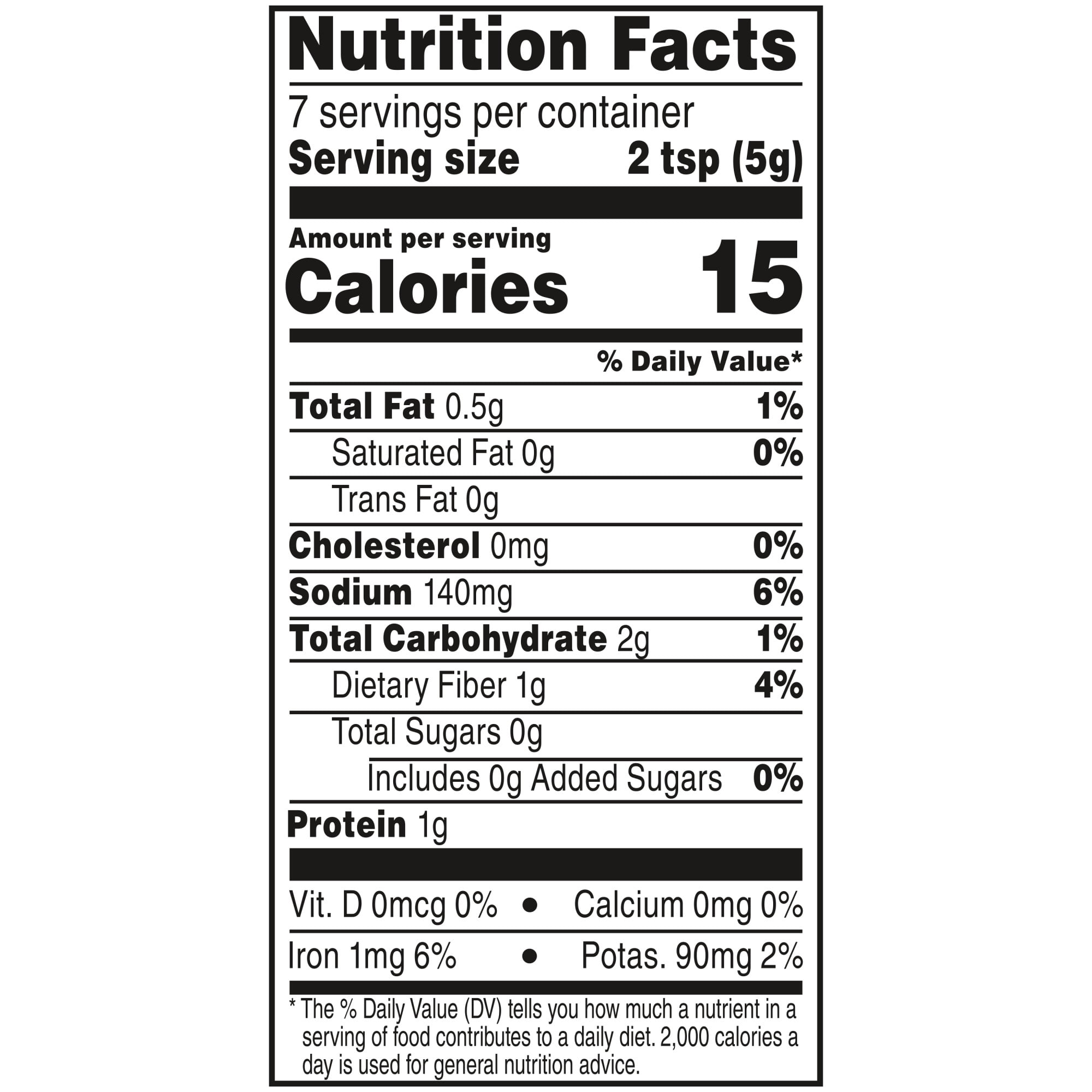 (6 pack) Brooks Secret Chili Seasoning Mix, Mild, 1.25 oz.