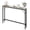 B, variant on ChaoLink 5.9in Narrow Sofa Table, Skinny Console Table with Storage, Slim Behind Couch TableC