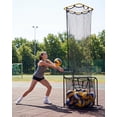 thumbnail image 1 of EDTara Portable Volleyball Setter Training Net, Adjustable to 5 Heights and Angles, Quick Setup with Lockable Wheels, Ideal for Indoor or Outdoor Volleyball Practice, 1 of 8