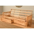 thumbnail image 4 of Kodiak Furniture Lodge Futon with Fabric Mattress in Natural/Thunder Gray, 4 of 4