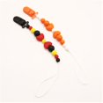 thumbnail image 1 of Silicone Pacifier Clip Holder With One Piece Design, Pack Of 2 Soft Flexible Binky Clips With Texture For Baby Boy And Girl, 1 of 5