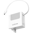 thumbnail image 1 of LinQingQ Gitryin 12V 2.5A Power Supply Adapter with Retractable 33.5in DC Power Cord, 30W Retractable Charger with Foldable Plug, Compatible for LED Strip Light, Camera, BT Speaker, GPS, Webcam, Route, 1 of 1