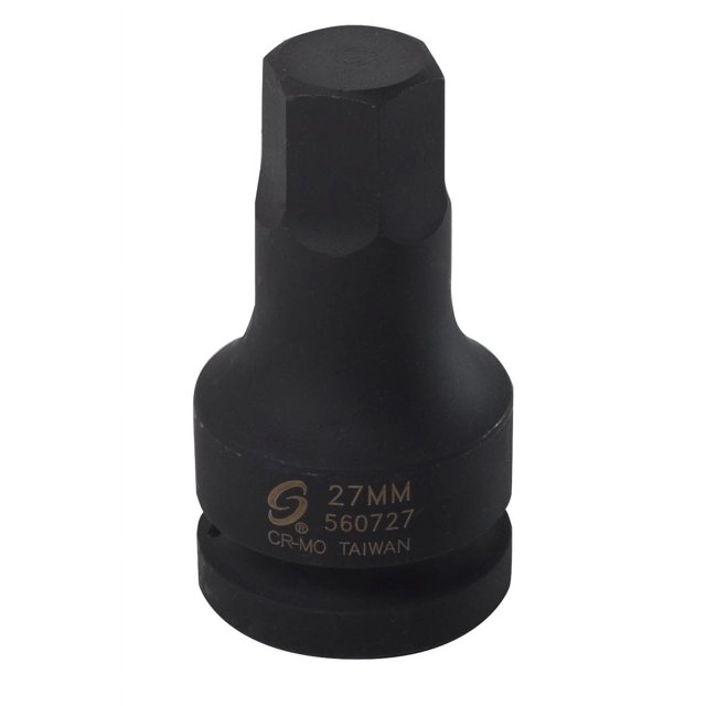 Sunex Tools 560727 Dado De Destornillador Hexagonal De 27 Mm Con Accionamiento De 1 Pulgada