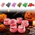 thumbnail image 7 of 6-Piece Mini Bucket Set: Portable candy buckets, Halloween decorations, and home decorâ for holiday parties,Green,5.5,Home, 7 of 7
