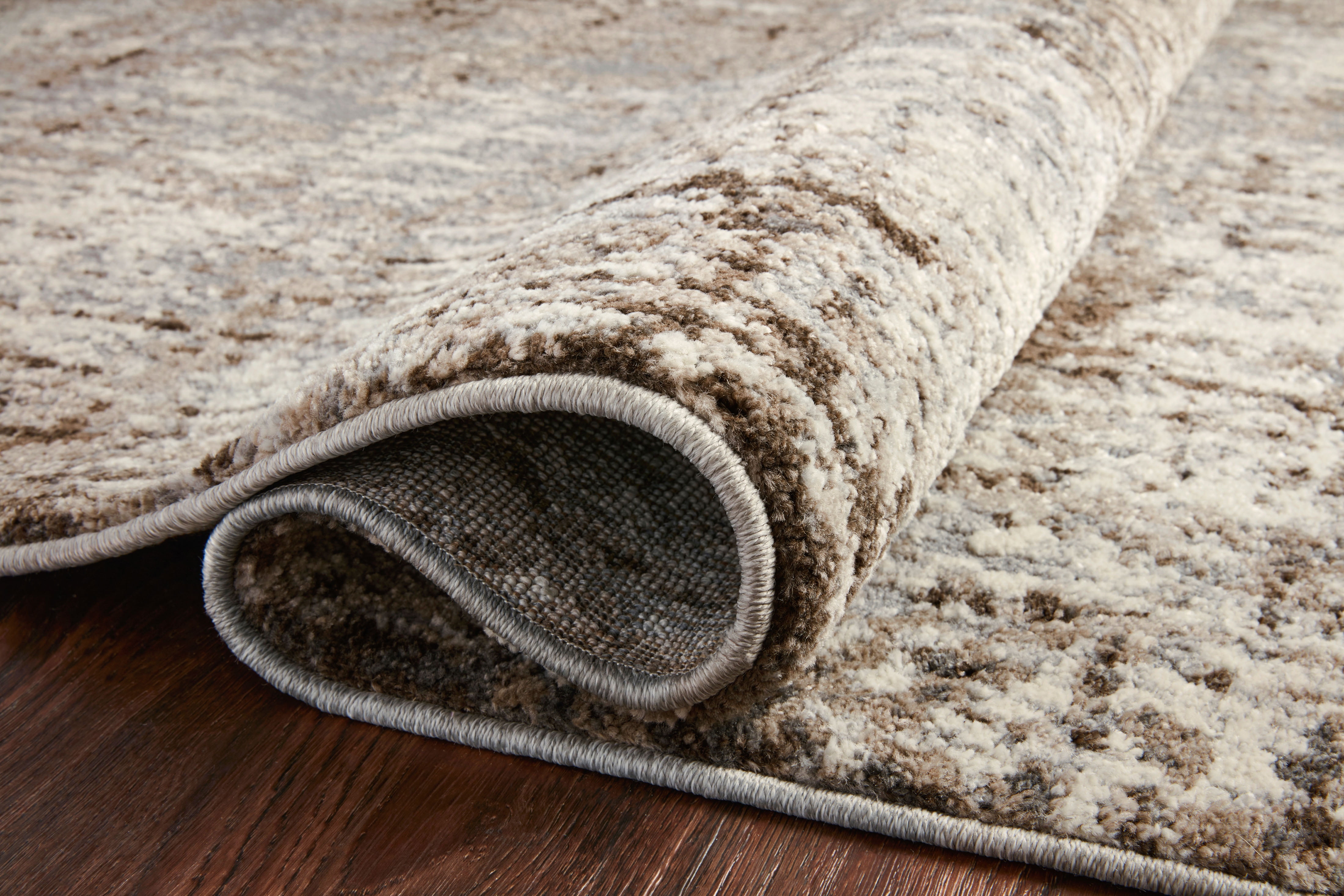 Loloi Austen AUS-01 Abstract Natural / Mocha Area Rug 2'-0" x 3'-0"