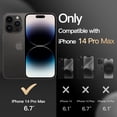 thumbnail image 2 of JETech Case for iPhone 14 Pro Max 6.7-Inch, Heavy Duty Dual-Layer Rugged Protection, Shockproof Protective Tough Phone Cover with Matte Back (Black), 2 of 6