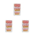thumbnail image 1 of maskred 1 Set French Tip Press on Nails Gradient Extension Fingernails Tips Removable Fashion Wraps Full Cover DIY Manicure Kit Type 18 2g glue,24Pcs jelly 3Set, 1 of 6