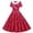 Red, variant on lnmuld Girls Polka Dot Dress Short Sleeve Swing Dress for Casual and Party Wear Size:9-10 Years