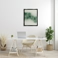thumbnail image 2 of Stupell Surreal Foggy Forest Trees Landscape Painting Black Floater Framed Art Print Wall Art, 2 of 6