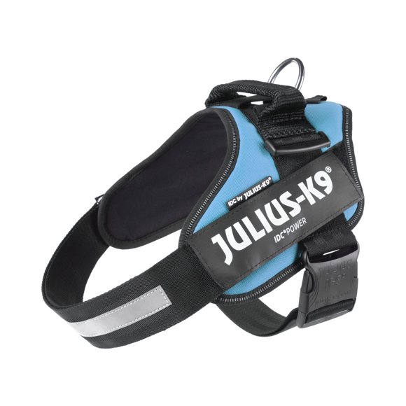 Julius-K9 16IDC-AM-1 Harnais d'Alimentation IDC, Taille : 1 (63-85cm/26-33.5 Pouces), Aigue-Marine