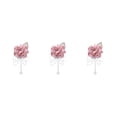 thumbnail image 4 of Advancent Broches de boda elegantes, además de atuendo formal, ramillete de poliéster duradero y duradero, champán rosa Type1 NO1, 4 of 6