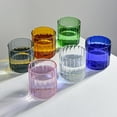 thumbnail image 4 of Clear Glass Coffee Mug Classical Vertical Stripes Glass Tea Cup For Coffee Tea Beverage, 4 of 6