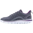 thumbnail image 3 of Propet TravelActiv Axial Women's Sneakers - Grey/Purple, Size 06H, 3 of 5