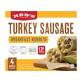thumbnail image 2 of Red's Turkey Sausage Breakfast Burrito, 16 oz. 4 Count (Frozen), 2 of 15