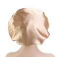 thumbnail image 4 of Double-sided Satin Night Sleep Cap Hair Bonnet Hat Head Cover w/ Elastic Band, 4 of 8